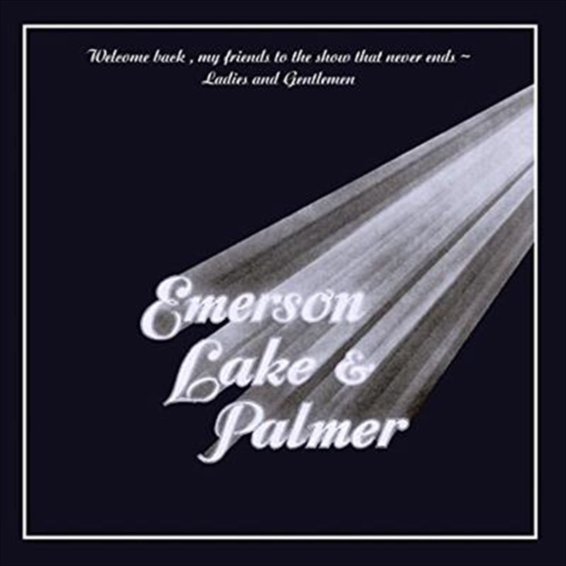Welcome Back My Friends To The - Emerson Lake And Palmer Cd Album