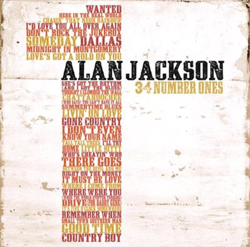 34 Number Ones - Jackson, Alan Cd Album