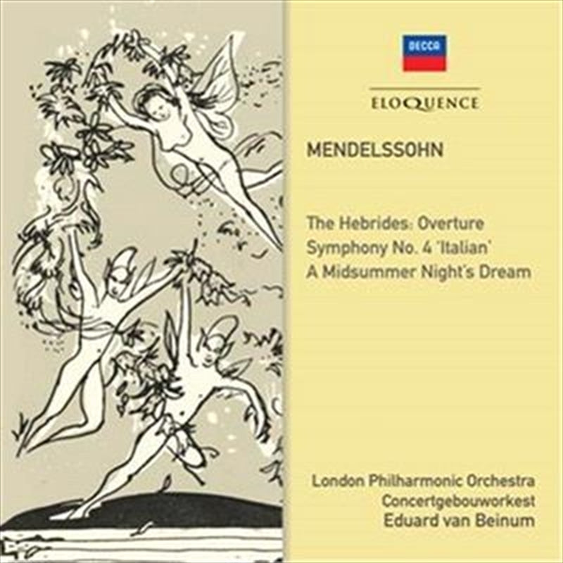 Mendelssohn: Symp 4: Midsummer - Beinum, Eduard Van Cd Album