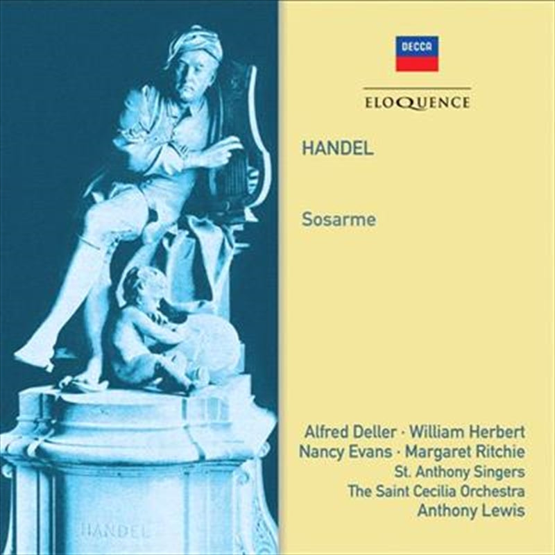 Handel: Sosarme - Lewis, Anthony Cd Album