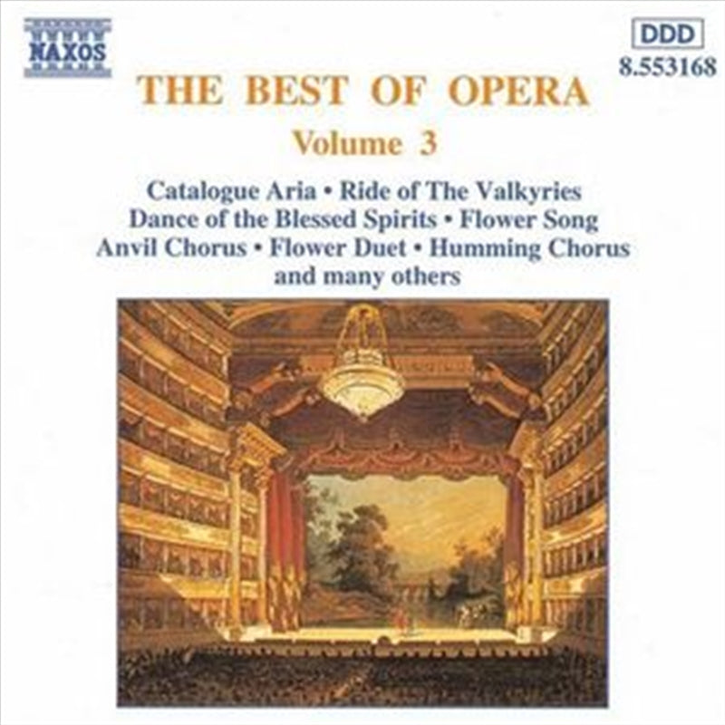 Operas Greatest Hits Vol3 - Various Cd Album