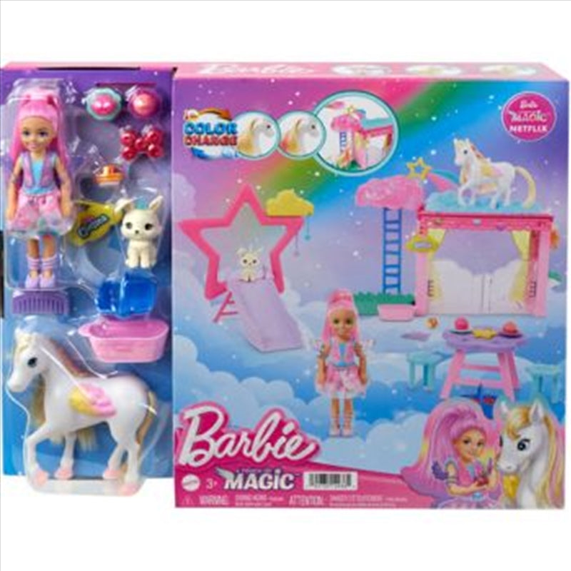Barbie A Touch of Magic Chelsea & Pegugas Playset