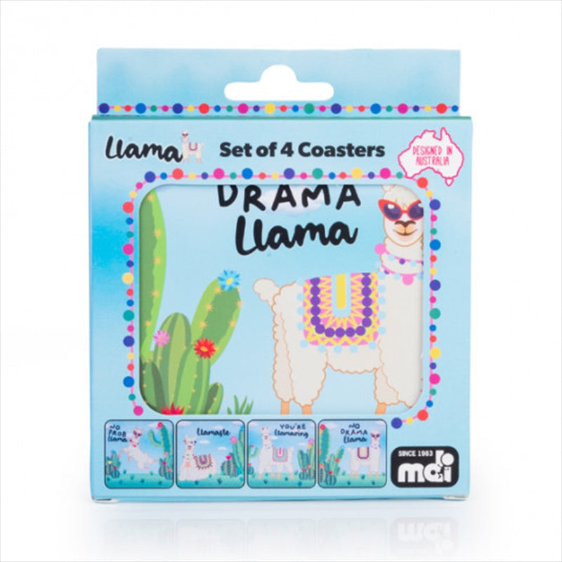 Coasters Set Llama