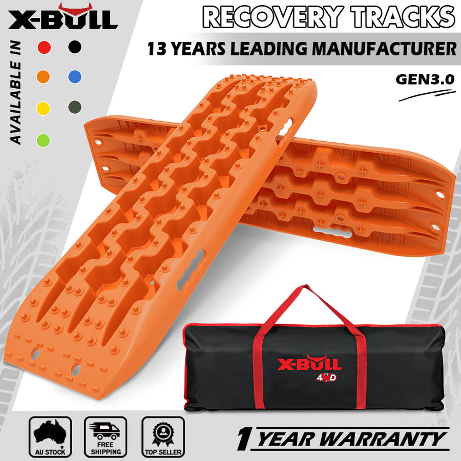 X-BULL 2PCS Recovery Tracks Boards Snow Mud Truck 4WD With Carry bag
