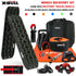 X-BULL Winch Recovery Kit with Recovery Tracks Boards Gen 3.0 Snatch Strap Off Road 4WD Olive