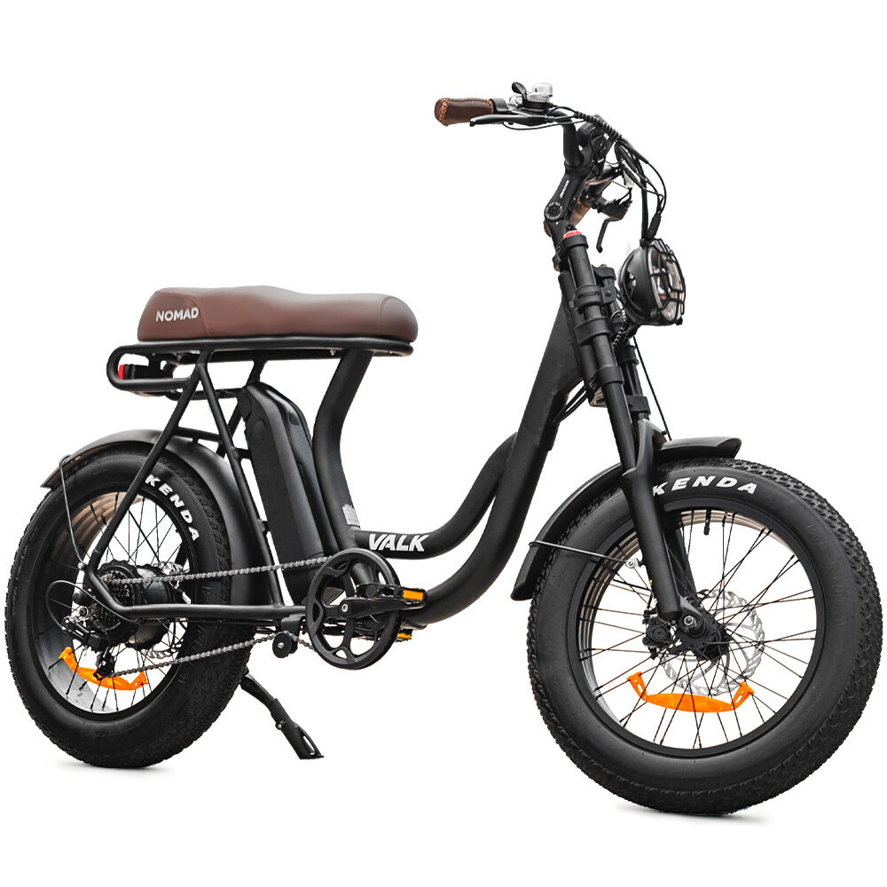 VALK Nomad Electric Fat Tyre Bike, 350W, 32km/hr, Throttle ebike, Disc Brakes, Step-Through Alloy, Shimano 7 spd, 20x4" 