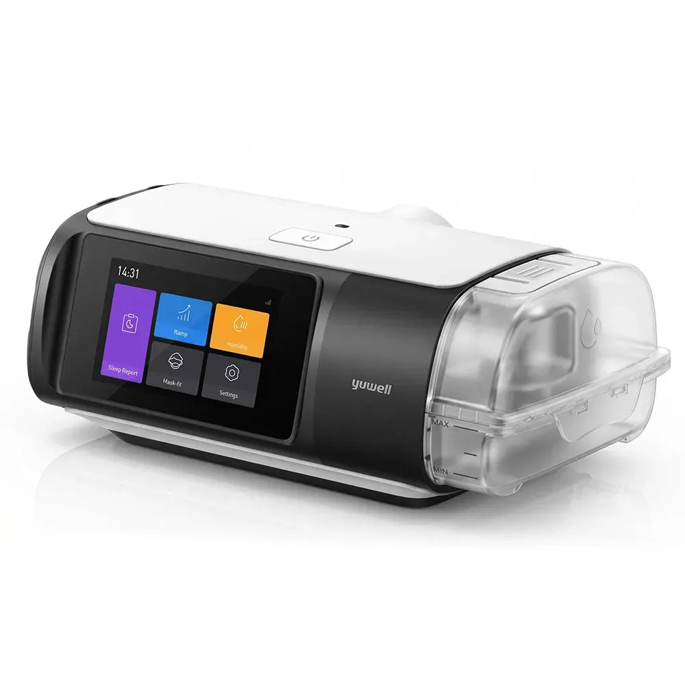 Yuwell BreathCare III 4G Auto CPAP Machine, Sleep Apnoea Therapy, Anti-Snore CPAP, 300ml Chamber, Humidity Control, Ultra Quiet, SD Card Data Mgnt