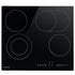 EuroChef 60cm 4 Zone Ceramic Cooktop, 6600W Electric, FlexiZone Adjustable Size Hobs, Touch Controls