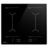 EuroChef 60cm 4 Zone Induction Cooktop, 7200W Electric, Dual Link Bridged Zone Hobs, Touch Controls