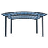 SHADE SHIELD Arched Double Carport 6.0m x 5.5m x 2.98m, Aluminium Alloy Frame, Polycarbonate Roof, Shelter for Car or Outdoor Living