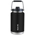 BAUMR-AG 3.8L Double Wall Insulated Stainless Steel Water Bottle, Drink Jug with Handle, Black