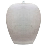 Protege Pot Style Solar Water Feature Fountain, with Panel Kit, LED Lights, Light Grey