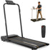 PROFLEX Electric Walking Pad Under Desk Treadmill, Compact Foldable Size, Tablet Holder, LCD Display, Walk or Light Jog