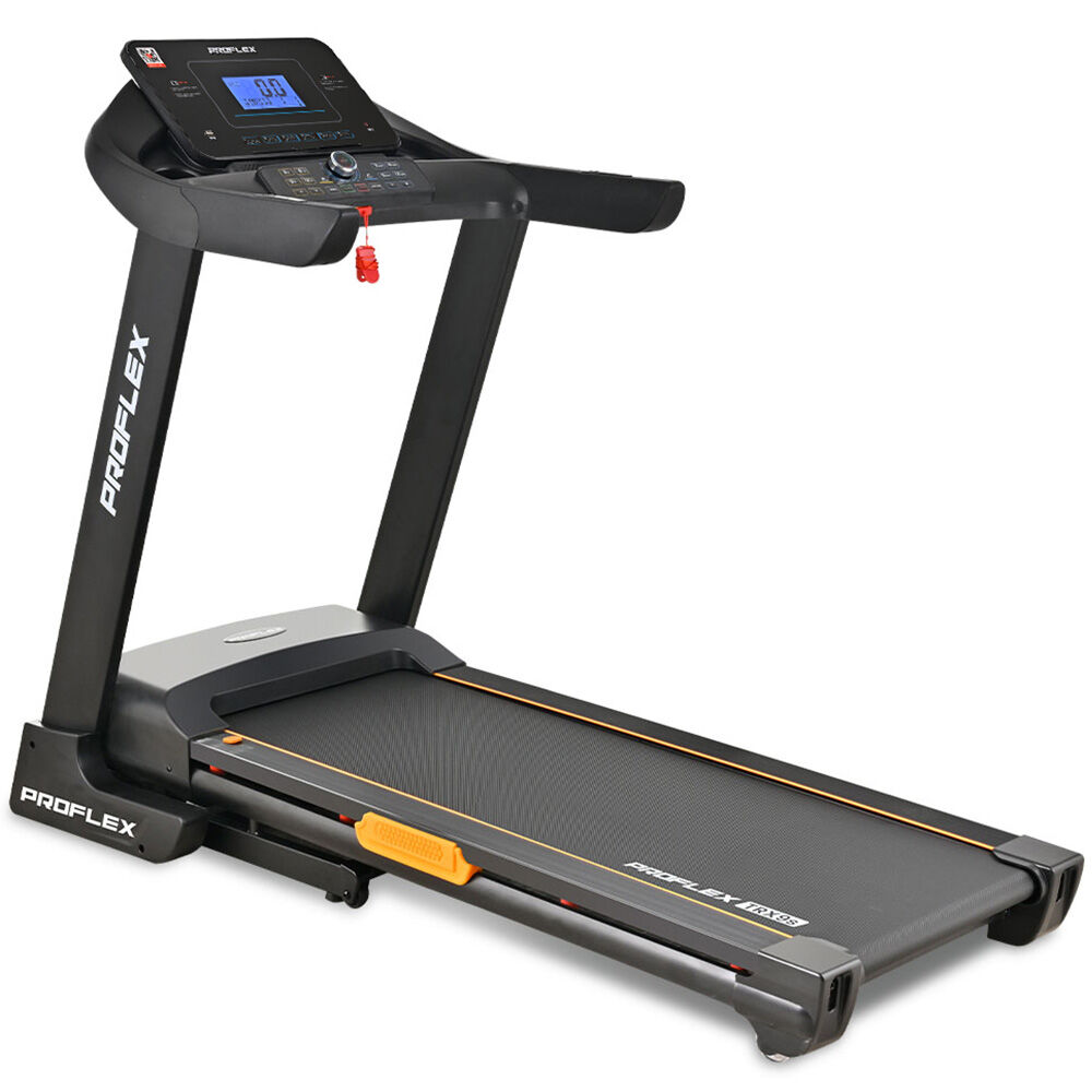 Proflex TRX9s Electric Treadmill, Large Size, 450mm Belt, 10-inch display, Foldable, Suspension, Auto Incline, WiFi, Bluetooth, Pulse Sensors