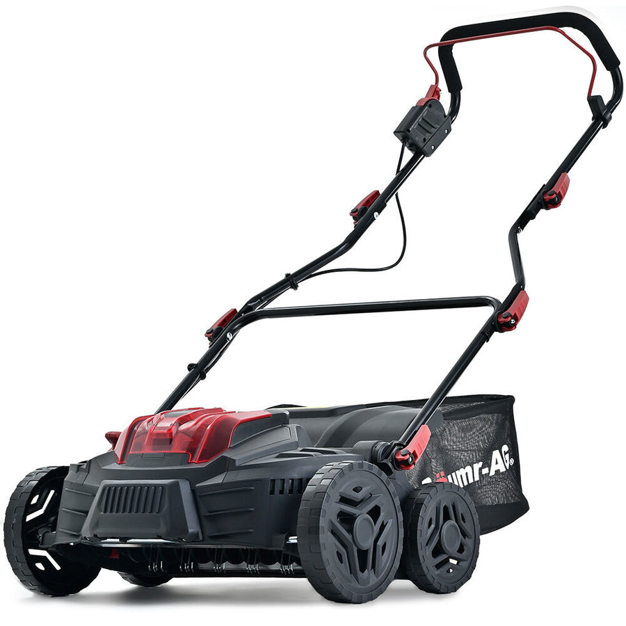 BAUMR-AG 370SX 40V SYNC Cordless Lawn Aerator & Scarifier, Skin Only, Brushless, Scarifying Blade and Dethatcher Rake Ca