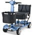 EQUIPMED SmartPacer+ Ultra-Lightweight Mobility Scooter w/ Li-ion Battery, Only 19kg, Foldable, Airline Approved, 120kg Capacity, Blue