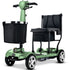 EQUIPMED SmartPacer+ Ultra-Lightweight Mobility Scooter w/ Li-ion Battery, Only 19kg, Foldable, Airline Approved, 120kg Capacity, Green
