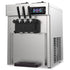 POLYCOOL Benchtop Soft Serve Ice Cream Machine, 3 Flavours, 2+Twist, Frozen Yoghurt, Acai Maker, Twin Cylinder, Counter Top Design, 15A Plug
