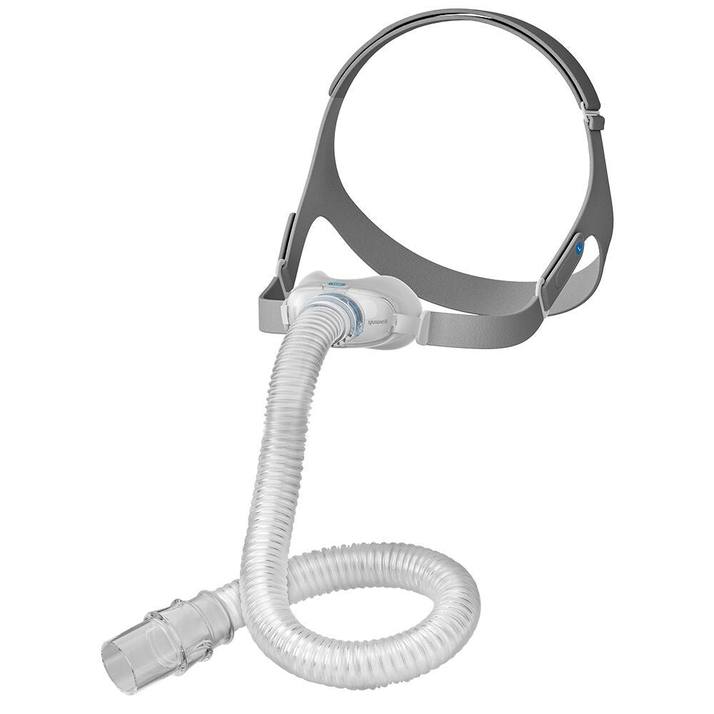 Yuwell Breathwear II Nasal CPAP Mask, 4-20cm , 22mm Connector, 23dB Quiet Airflow, Low Resistance 1.0/3.5cmH2O