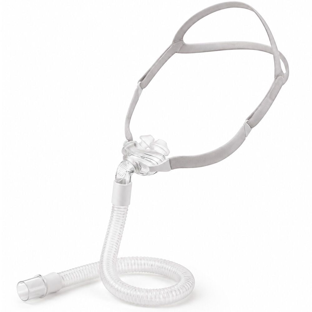 Yuwell Nasal CPAP Pillow Mask, Intranasal, Soft Pillow CPAP Mask, S/M/L, 22mm 360 Degree Pivot, Short No Crimp Tube