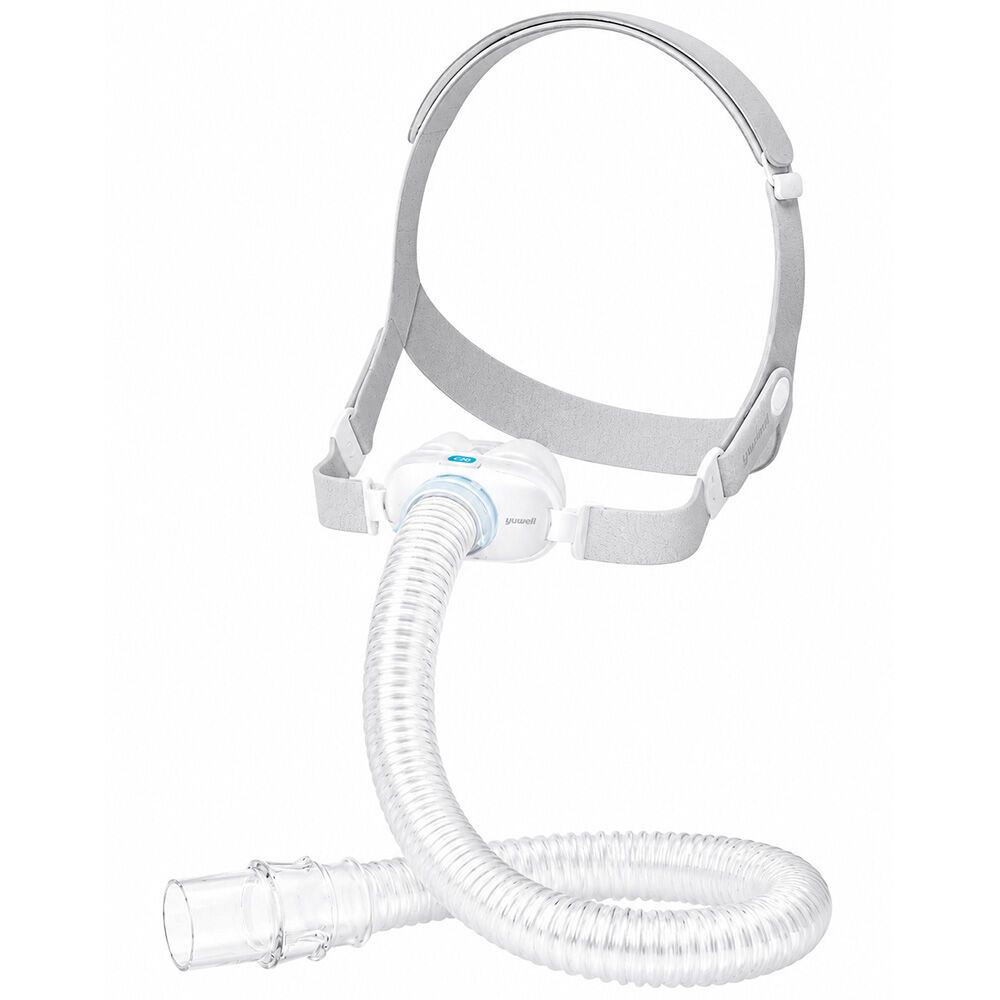 Yuwell Nasal Pillow CPAP Mask, Intranasal, Soft Pillow CPAP Mask, S/M/L, 22mm 360 Degree Pivot, Short No Crimp Tube