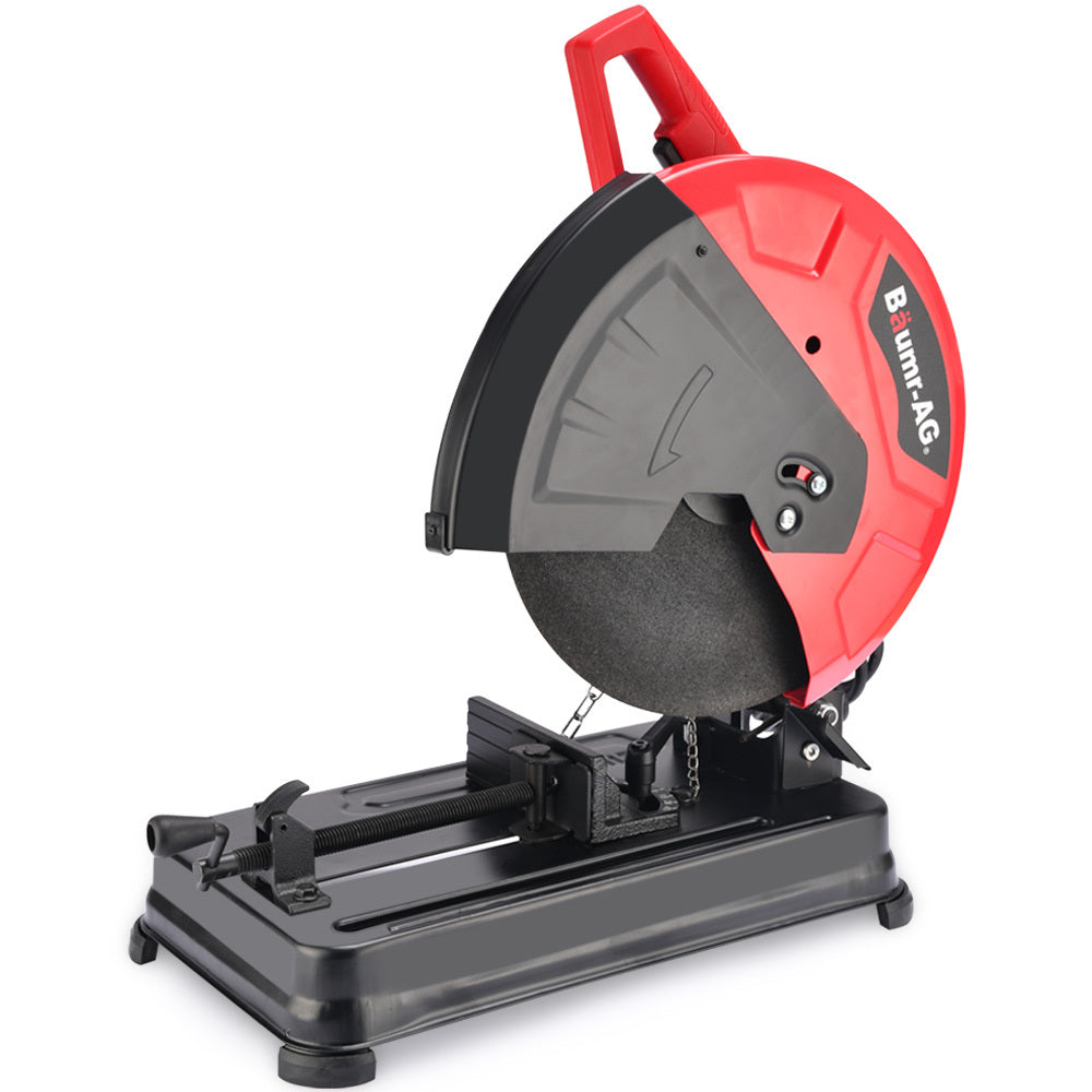BAUMR-AG 2400W 355mm 14 Abrasive Metal Chop Saw Cut Off Machine, Soft Start, 45 Degree Mitre