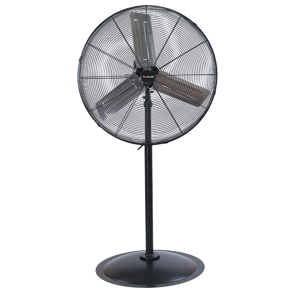 BAUMR-AG 30" 762mm 300W Industrial Pedestal Fan, Large, Commercial, Heavy-duty, 3 Speed, EESS Certified