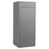 FORTIA Freestanding Parcel Post Box Letterbox, Letter Slot, Woodland Grey