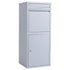 FORTIA Freestanding Parcel Post Box Letterbox, Letter Slot, Light Grey