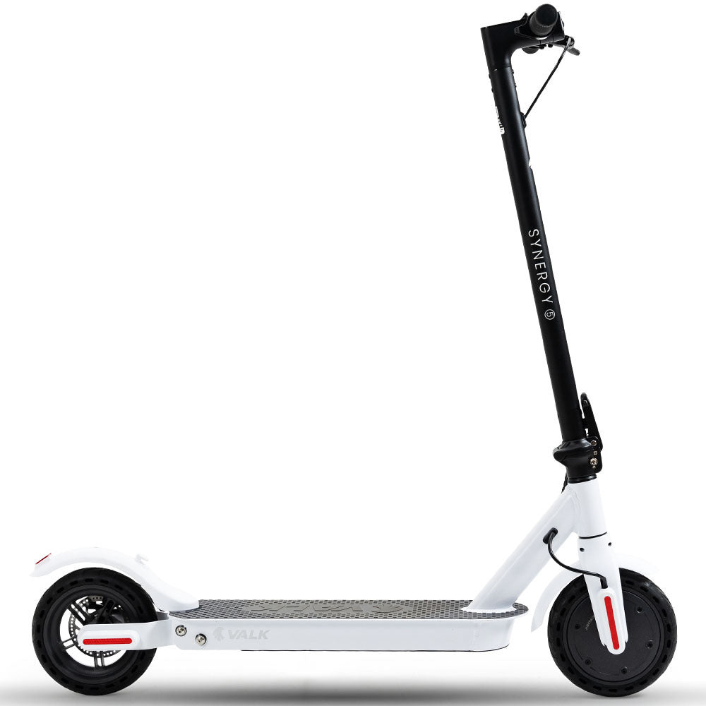 VALK Synergy 5 Electric Scooter, 400W, AU Compliant, Motorised eScooter for Adults, White