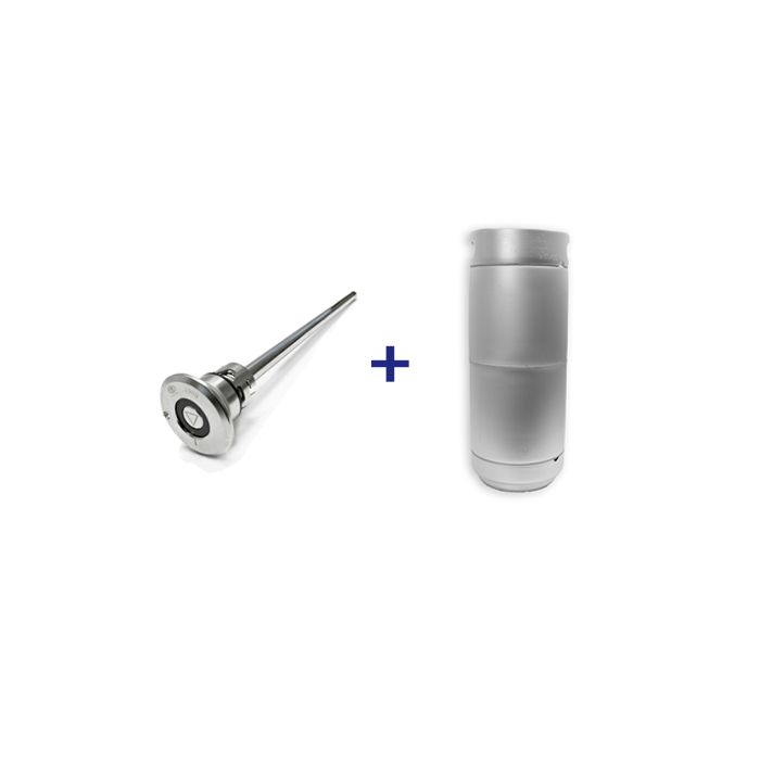 Keg King 20L Threaded Stainless Keg + A-type Spear