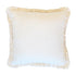 Cushion Cover-Coastal Fringe Natural-Solid Natural-45cm x 45cm