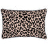 Cushion Cover-With Black Piping-Jungle Peach-35cm x 50cm