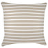 Cushion Cover-With Piping-Hampton Stripe Beige-60cm x 60cm