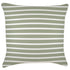 Cushion Cover-With Piping-Hampton Stripe Sage-60cm x 60cm