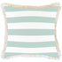 Cushion Cover-Coastal Fringe-Deck-Stripe-Mint-60cm x 60cm