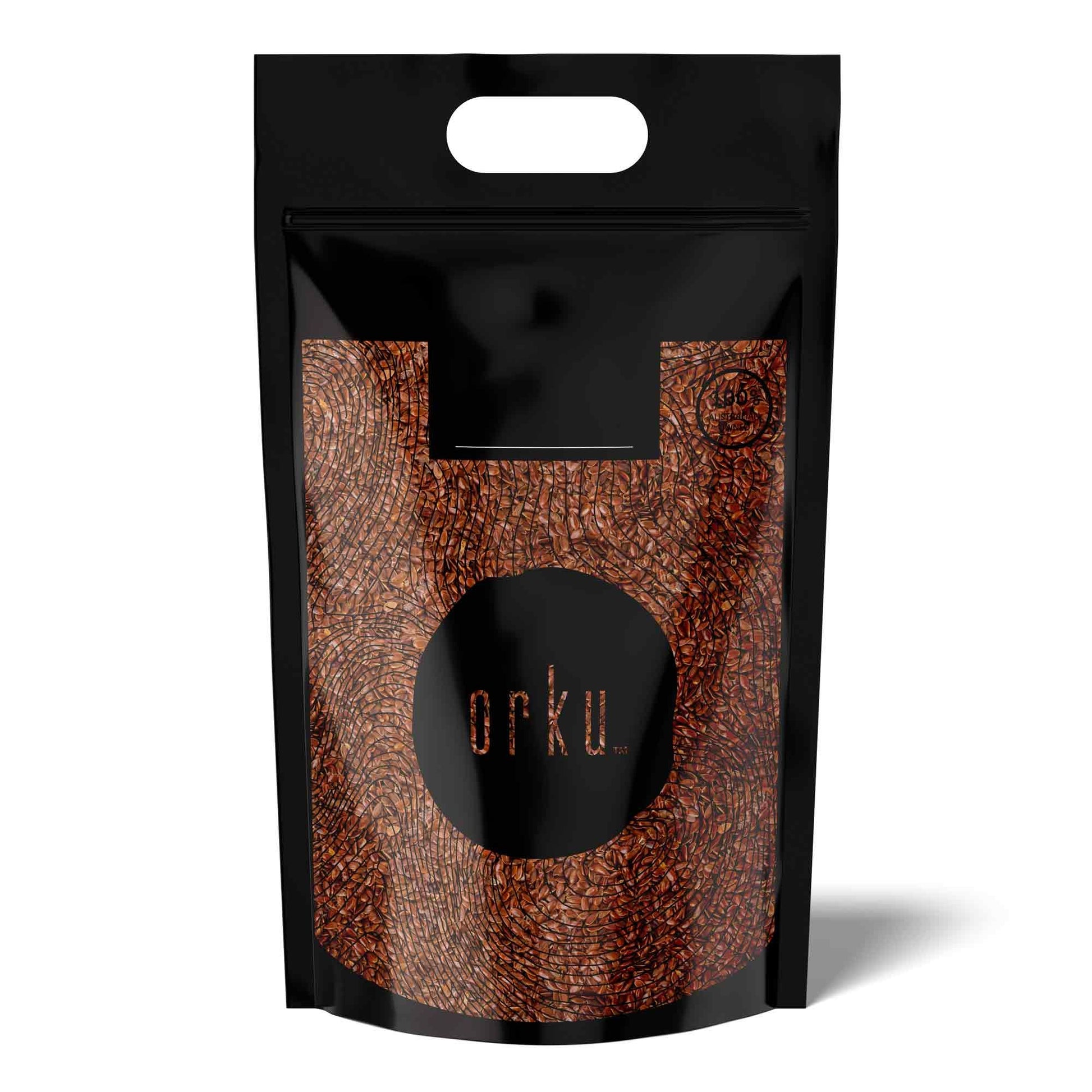 Orku 20Kg Organic Brown Linseed Flaxseed Whole Grain Non GMO Bulk