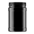 10x 2.5L Wide Mouth Plastic Jars and Lids Black - Empty Protein and Powder Tubs