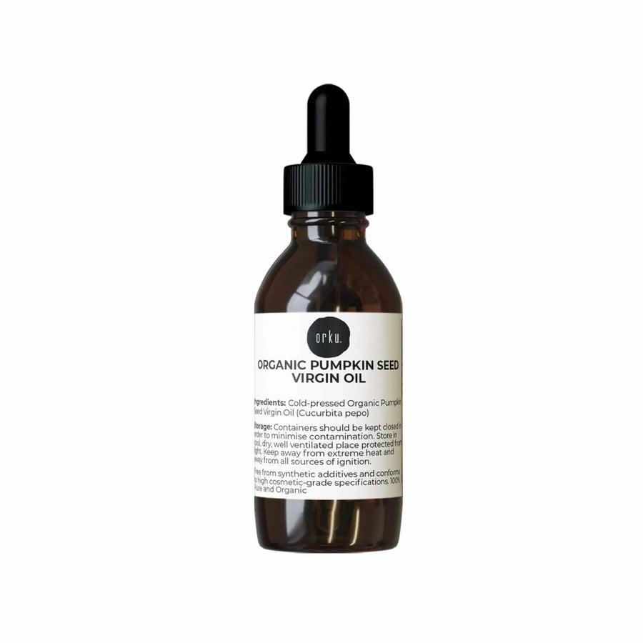 Orku 25ml Organic Pumpkin Seed Oil Ã¢â‚¬â€œ Virgin Cold Pressed Unrefined Cosmetic Grade