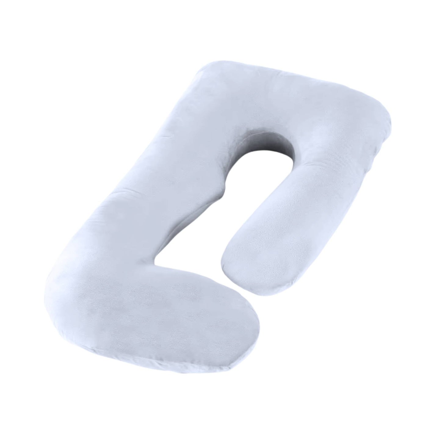 Orku Maternity Pregnancy Pillow - J-Shape Full Body Length for Side Sleeper Grey