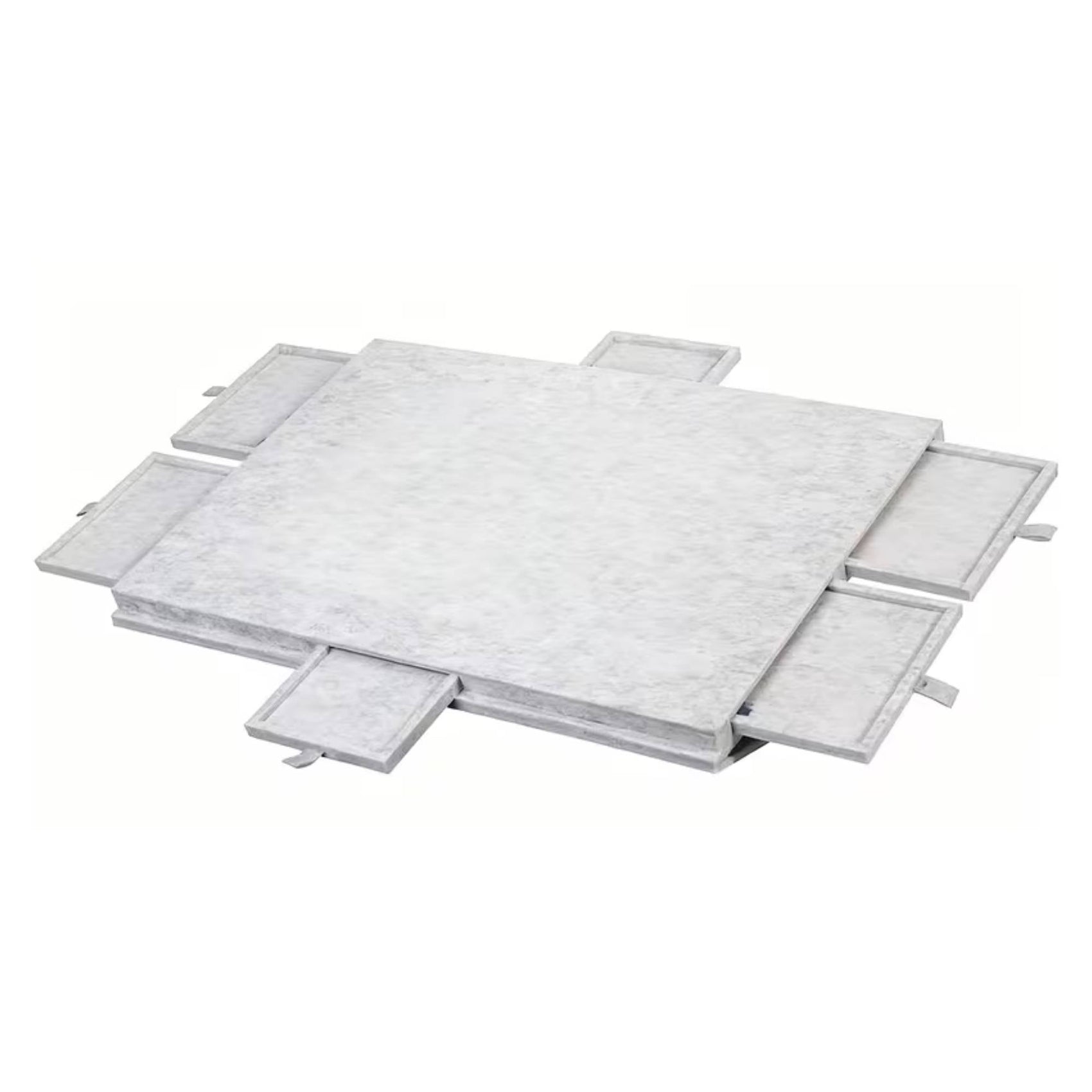 Social Hike Puzzle Board 1000 pcs - Tilting Portable Cover and Drawers Silver