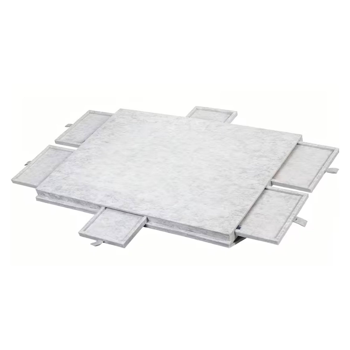 Social Hike Puzzle Board 1500 pcs - Tilting Portable Cover and Drawers Silver