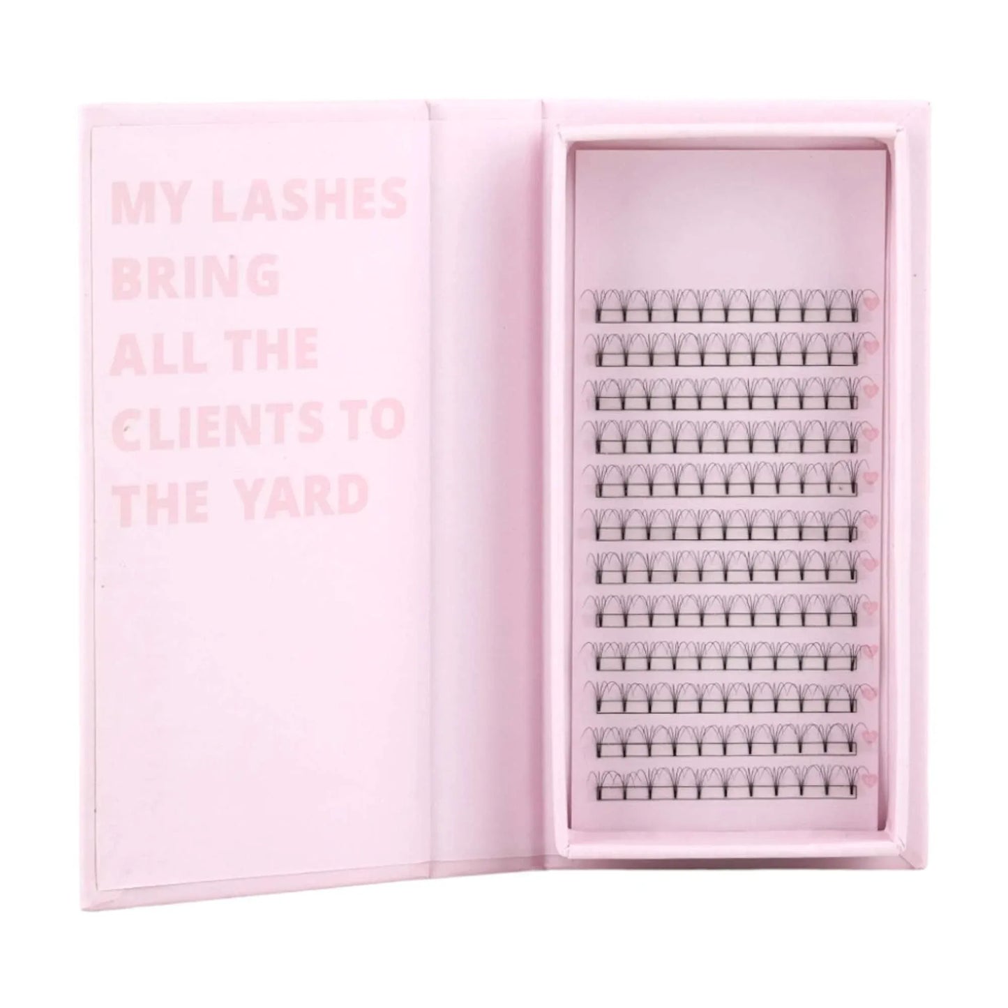 Miosh Eyelash Extensions - 4D Premade Volume Short Stem Eye Lash 0.10 / D CURL