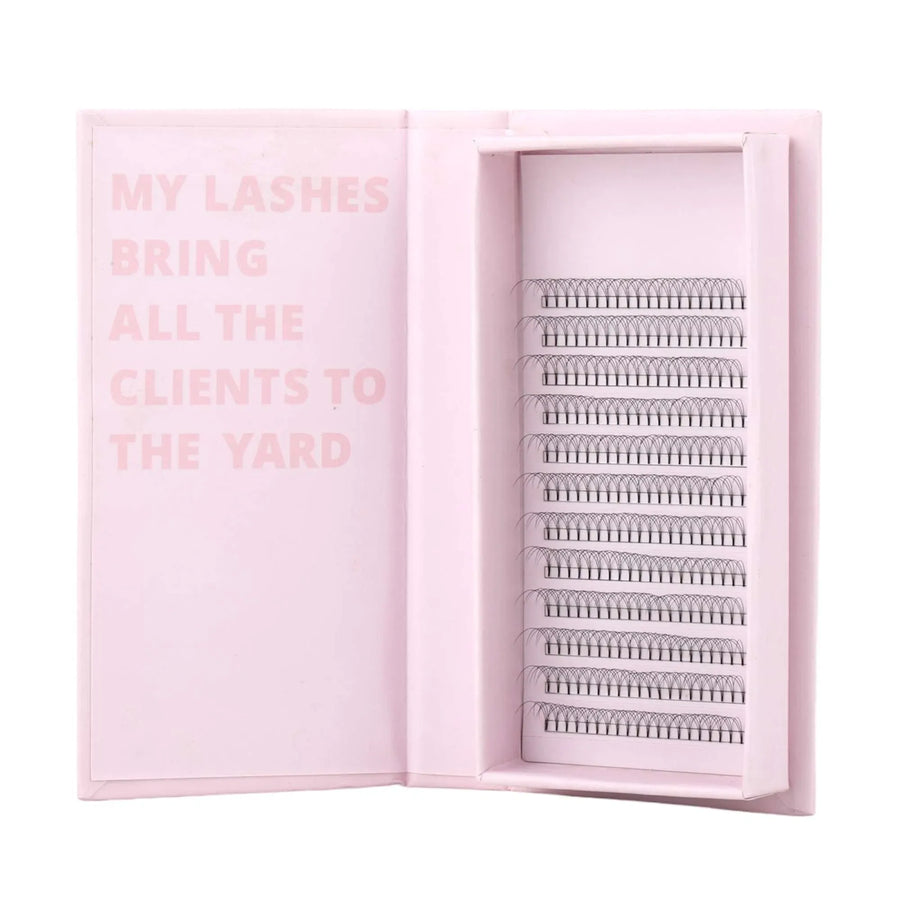 Miosh Eyelash Extensions - 3D Premade Volume Short Stem Eye Lash 0.10 / D CURL