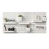Kitchee Pegboard Wall Organiser Storage Kit 18 Hook and Basket Accessories White