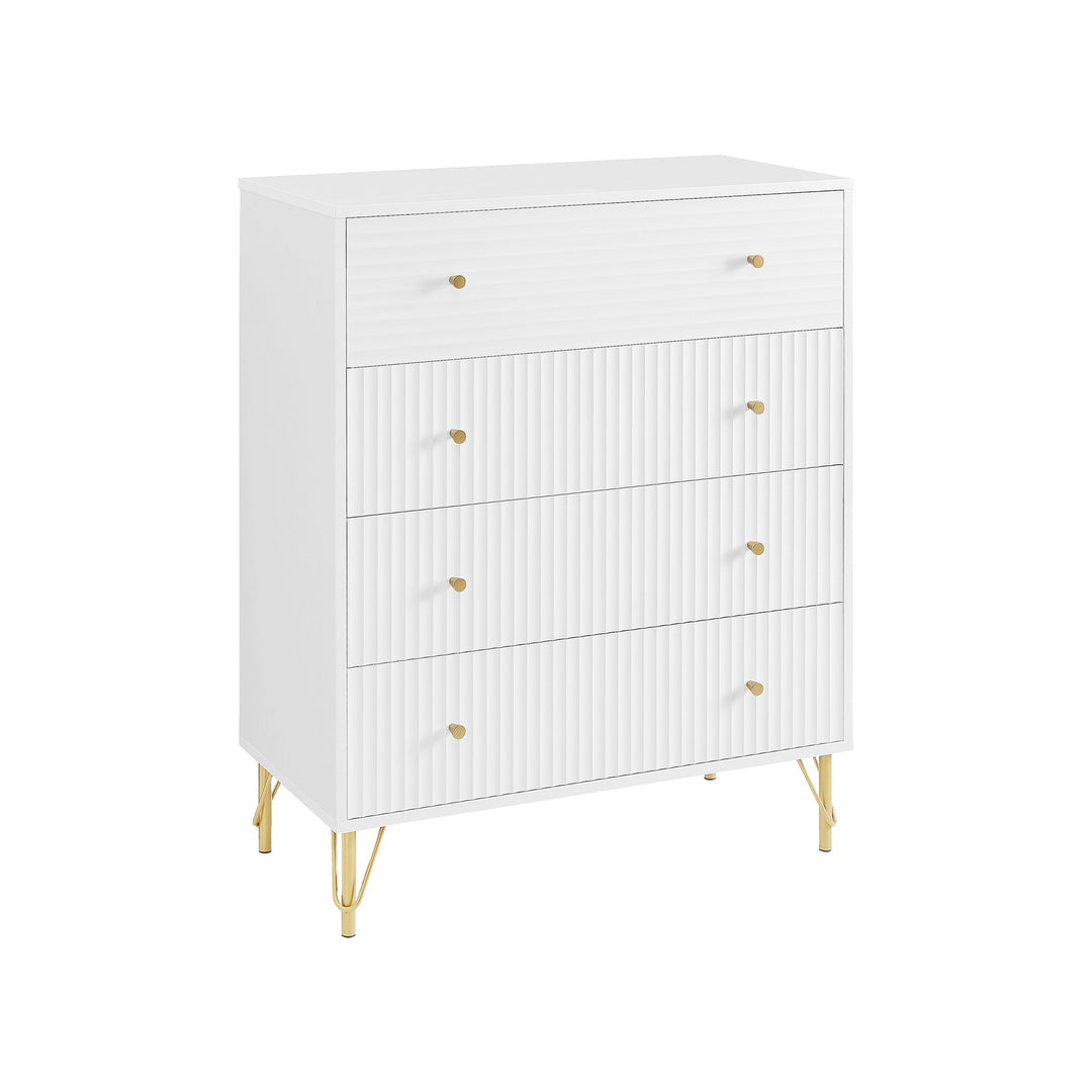 Sarantino Rocco Chest of Drawers in White