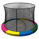 Kahuna 6ft Trampoline Pad and Net - Rainbow