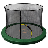 Kahuna 8ft Trampoline Pad and Net - Green