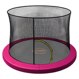 Kahuna 16ft Trampoline Pad and Net - Pink