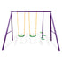 Kahuna Kids 4-Seater Swing Set Purple Green